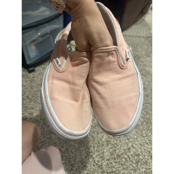 Vans Peach Pink Slip Ons - Picture 5 of 6